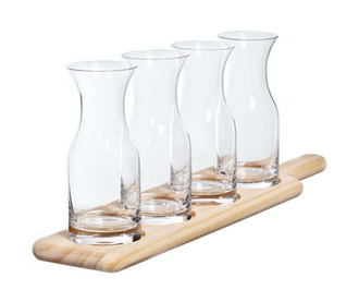 Set 4 čaše s držačem Tasting
