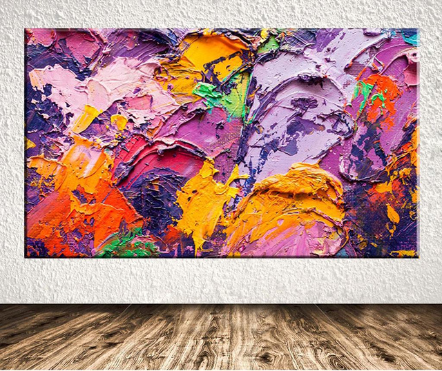 Colorful Strokes Kép 100x140 cm