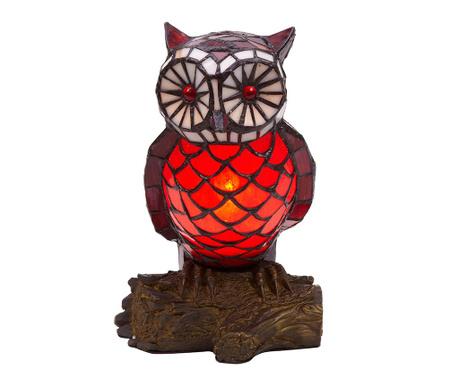 Lampka nocna Owl White Red White
