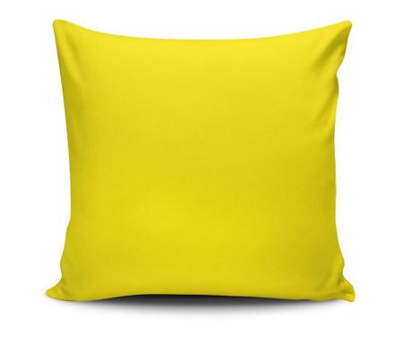Perna decorativa Spiffy, Mumble Yellow, bumbac, poliester, 45x45 cm, galben