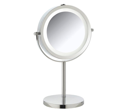 Oglinda cosmetica Axentia, Spiegel, otel cromat, 17x17x17 cm