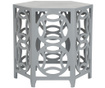Geometric Round Shapes Grey Asztalka