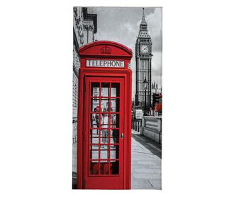 Ručnik za plažu British Telephone 80x155 cm