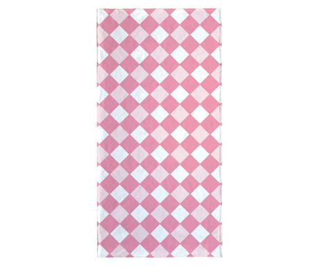 Плажна кърпа Pink Squares 70x140 cm