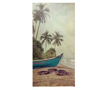 Ręcznik plażowy Boat on the Beach 70x140 cm