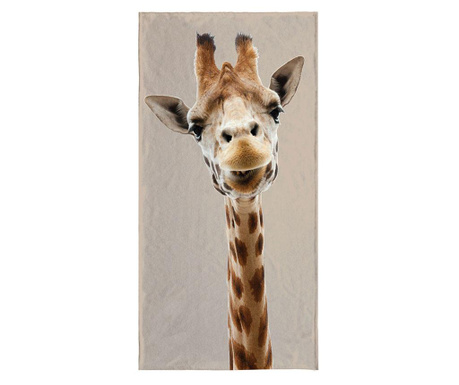 Ręcznik plażowy Giraffe Head 80x155 cm