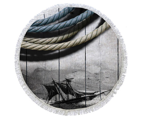 Плажна кърпа Ship & Ropes 155 см
