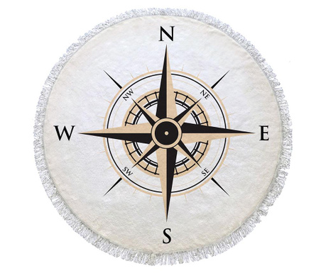 Ręcznik plażowy Compass Logo 155 cm