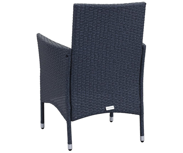 Комплект маса и 4 стола за екстериор Amalfi Grey
