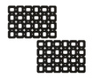 Set 2 suporturi farfurii Block Design 30x45 cm