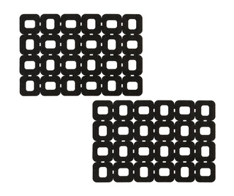 Set 2 suporturi farfurii Block Design 30x45 cm