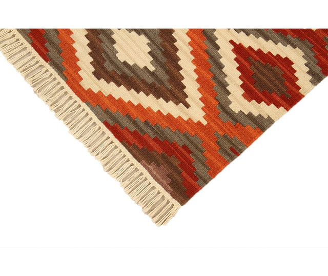 Covor Jalal, Kilim Zagros Red, 160x230 cm