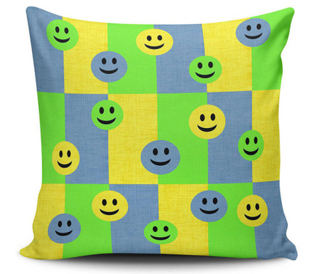 Διακοσμητικό μαξιλάρι Smiley Face 45x45 cm
