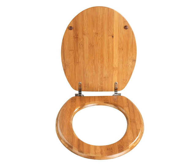 Capac de toaleta Wenko, Emet Bamboo, lemn de bambus