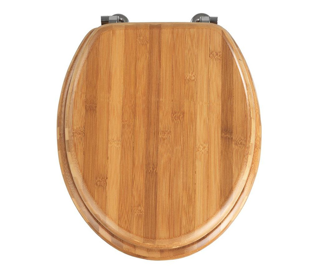 Capac de toaleta Wenko, Emet Bamboo, lemn de bambus