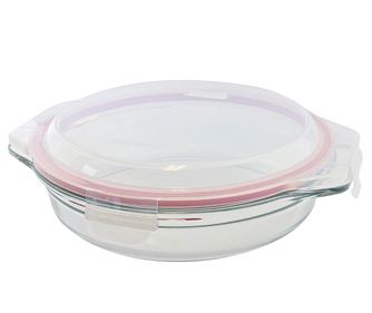 Μπολ με ερμητικό καπάκι Oven Red Round