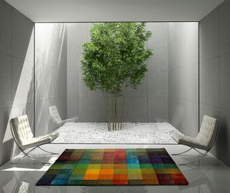 Covor Belis Squares Pixelize
