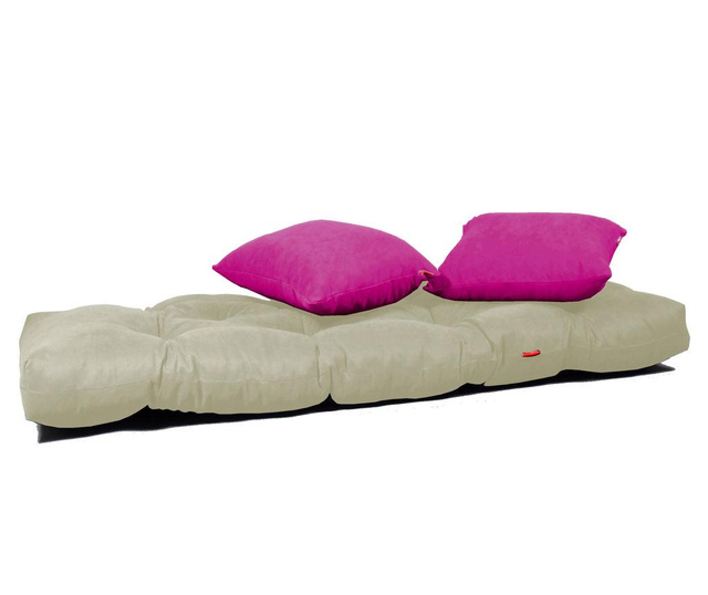 Sofa extensibila Minderim, Relax Cream Pink, crem/roz
