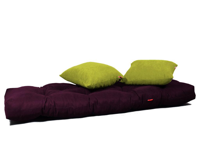 Sofa extensibila Sera Tekstil, Relax Plum Green, mov/verde