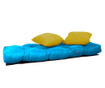 Sofa extensibila Minder, Relax Turquoise Yellow, turcoaz/galben