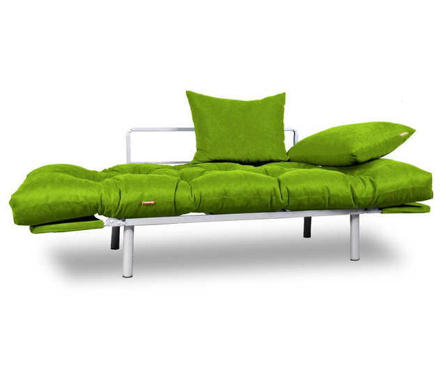 Canapea extensibila Sera Tekstil, Relax Green Full, verde