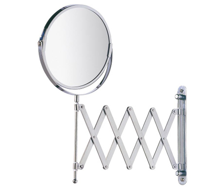Oglinda cosmetica Wenko, Daria, otel, 50x19x39 cm