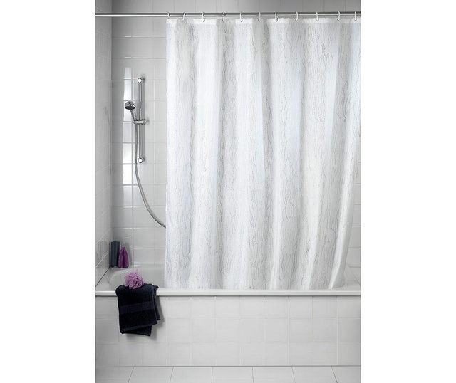 Завеса за душ Deluxe White 180x200 см
