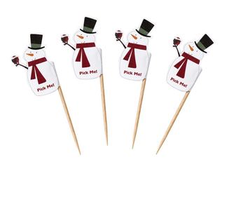 Set 20 decoratiuni pentru prajituri Let It Snow