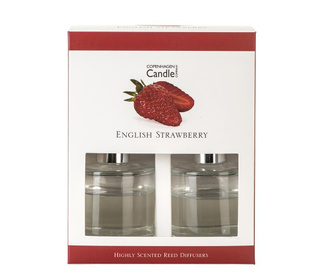 English Strawberry 2 db Szobaillatosító illóolajjal és pálcikákkal 40 ml