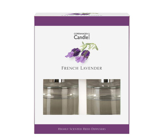 Set 2 difuzera s eteričnim uljima i štapići French Lavender 40 ml