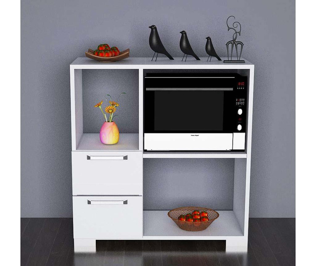 Модул с рафтове и чекмеджета за кухня Ece