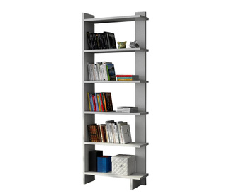 Corp biblioteca Moblert, Order White, PAL melaminat, 170x47x21 cm, alb