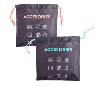 Set 2 saci pentru accesorii Travel