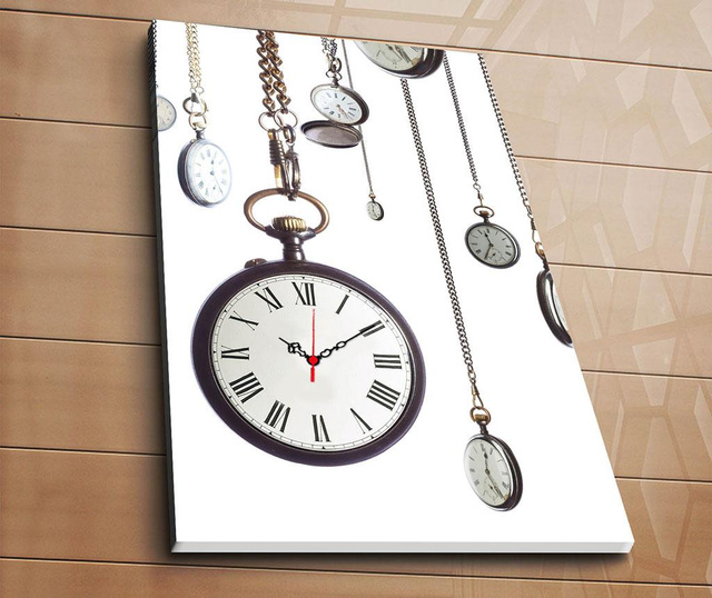 Pocket Watch Kép órával 45x70 cm