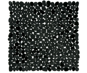 Pebble Rectangular Black Kádszőnyeg 54x54 cm