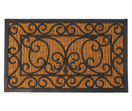 Covoras de intrare Esschert Design, Brown & Black, 44.5x74.5 cm