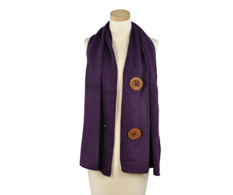 Дамски шал Button Purple