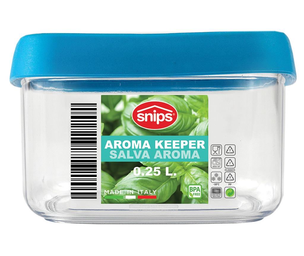 Κουτί αποθήκευσης τροφίμων  με καπάκι Mint Leaf 250 ml - 3