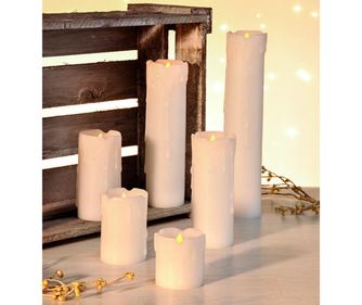 Set 6 lumanari cu LED Grace Yellow Light