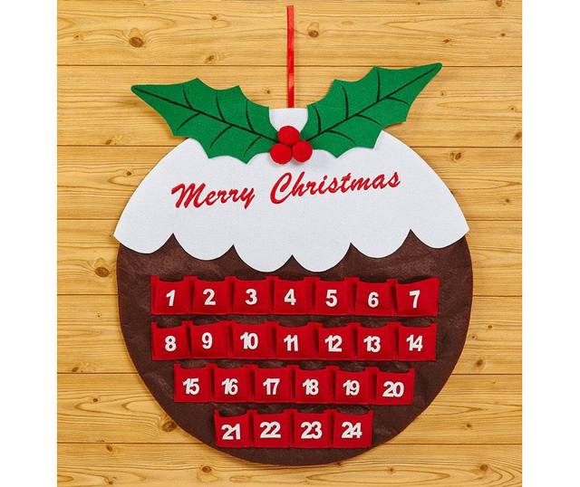 Kalendar Advent Christmas Pudding