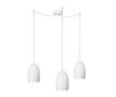 Lustra Sotto Luce, Ume Third White, sticla, alb, 64x155x64 cm