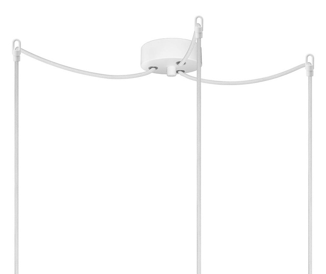 Lustra Sotto Luce, Ume Third White, sticla, alb, 64x155x64 cm