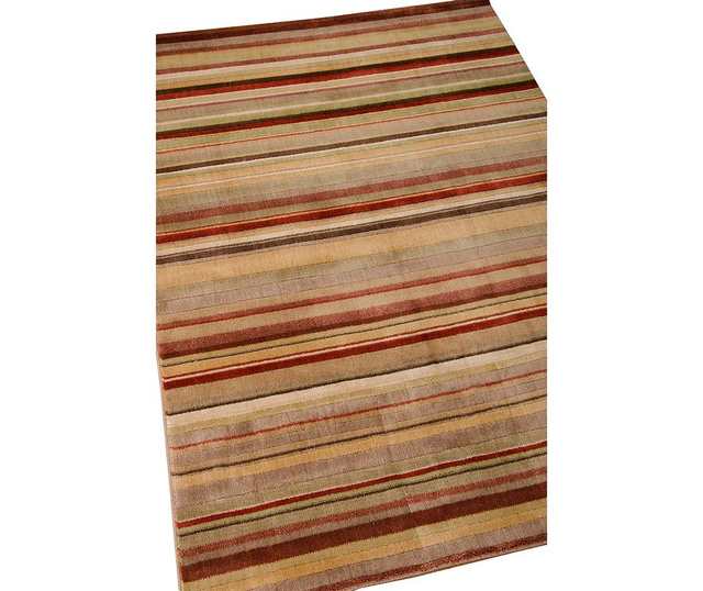 Covor Mondrian Stripes Brown 132x132 cm