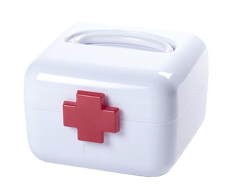Set 2 cutii cu capac pentru prim ajutor Red Cross