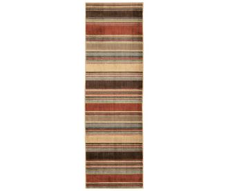 Covor Mondrian Stripes Blue 229x69 cm