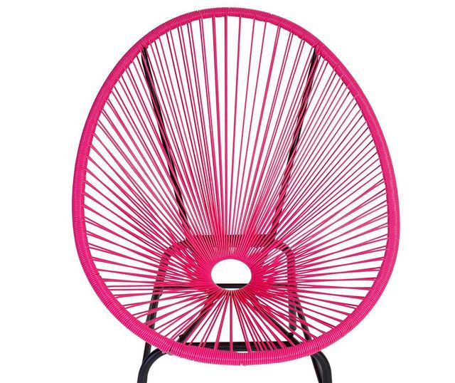 Set 2 scaune pentru exterior Limeria Pink