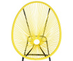 Set 2 scaune pentru exterior Limeria Yellow
