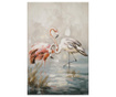 Tablou Flamingos Fishing 60x90 cm
