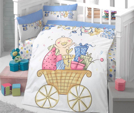 Komplet pościeli do łóżeczka Ranforce Baby Cart
