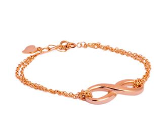 Bratara Infinity Rose Gold